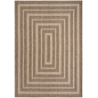 Nourison Home Tulum 6' x 9' Fabric Brown Area Rug