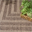 Nourison Home Tulum 8' x 10' Fabric Brown Area Rug