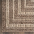 Nourison Home Tulum 8' x 10' Fabric Brown Area Rug