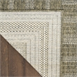 Nourison Home Tulum 8' x Round Fabric Olive Area Rug