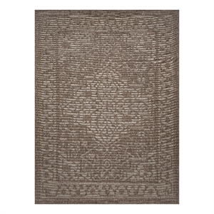 Nourison Home Tulum 8' x 10' Fabric Brown Area Rug