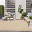 Nourison Home Tulum 8' x 10' Fabric Cream Area Rug