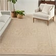 Nourison Home Tulum 8' x 10' Fabric Cream Area Rug