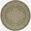 Nourison Home Tulum 8' x Round Fabric Olive Area Rug