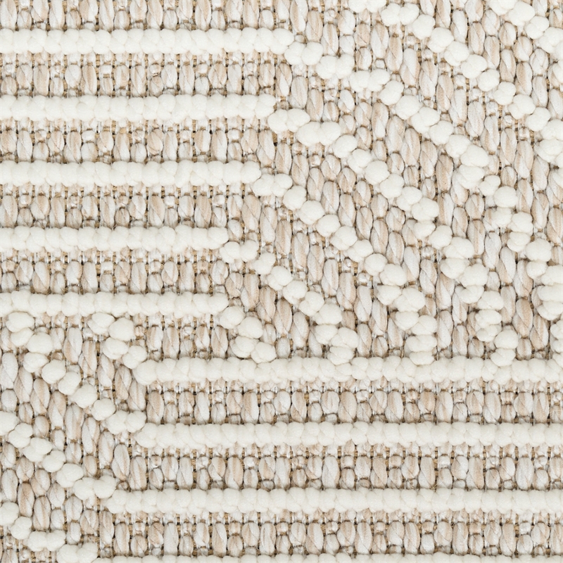 Nourison Home Textured Home 2' x 4' Polyester Beige Ivory Area Rug