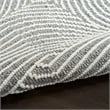 Nourison Home Textured Home 2' x 4' Polyester Charcoal Ivory Area Rug