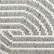 Nourison Home Textured Home 8' Runner Polyester Charcoal Ivory Area Rug