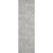 Nourison Home Textured Home 8' Runner Polyester Charcoal Ivory Area Rug