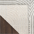 Nourison Home Textured Home 2' x 4' Polyester Grey Ivory Area Rug