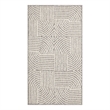 Nourison Home Textured Home 2' x 4' Polyester Grey Ivory Area Rug