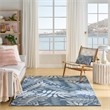 Nourison Home Aloha 4' x 6' Fabric Blue Area Rug