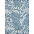 Nourison Home Aloha 4' x 6' Fabric Blue Area Rug