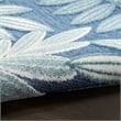 Nourison Home Aloha 4' x 6' Fabric Blue Area Rug