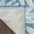 Nourison Home Aloha 4' x 6' Fabric Blue Area Rug