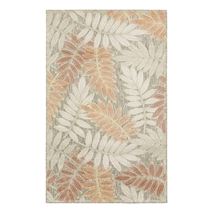 Nourison Home Aloha 3' x 4' Fabric Sage Rose Area Rug