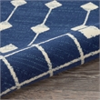 Nourison Home Grafix 9' x 12' Fabric Navy Area Rug
