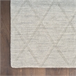 Nourison Home Wool Haven 8' x 10' Wool Grey Area Rug