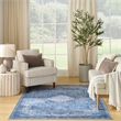 Nourison Home Nourison Washables 6' x 9' PolyesterBlue Area Rug