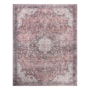 Nourison Home Nourison Washables 8' x 10' Polyester Red Area Rug
