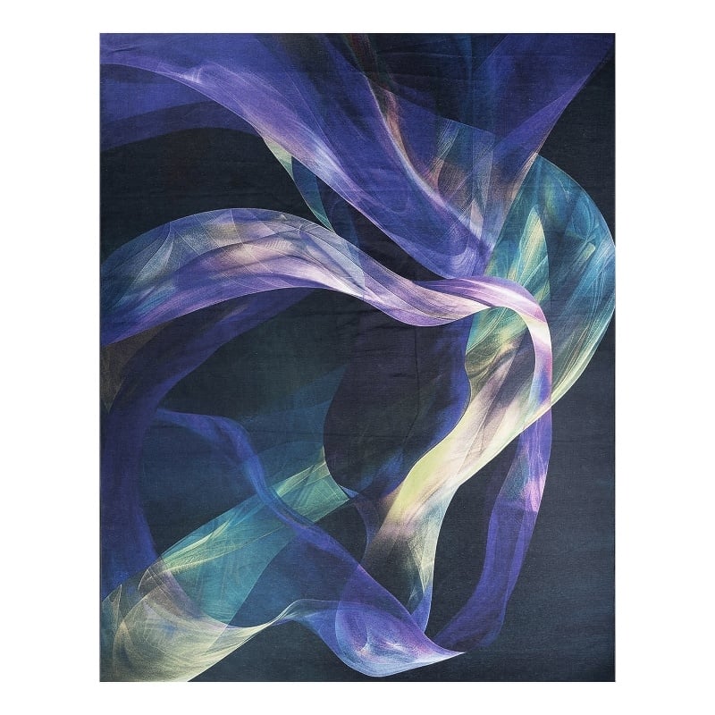 Nourison Home Nourison Washables 8' x 10' Polyester Blue Multicolor Area Rug