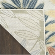Nourison Home Aloha 8' x 11' Fabric Ivory Rose Area Rug