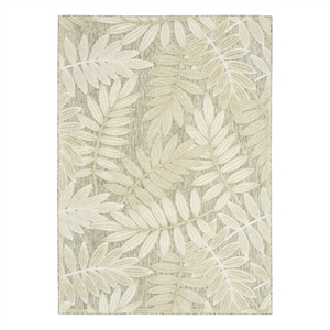 Nourison Home Aloha 8' x 11' Fabric Ivory Sage Area Rug