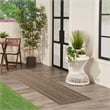 Nourison Home Positano 10' x 14' Fabric Aqua Ivory Area Rug