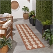 Nourison Home Positano 10' Runner Fabric Terracotta Area Rug