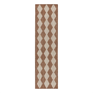 Nourison Home Positano 10' Runner Fabric Terracotta Area Rug