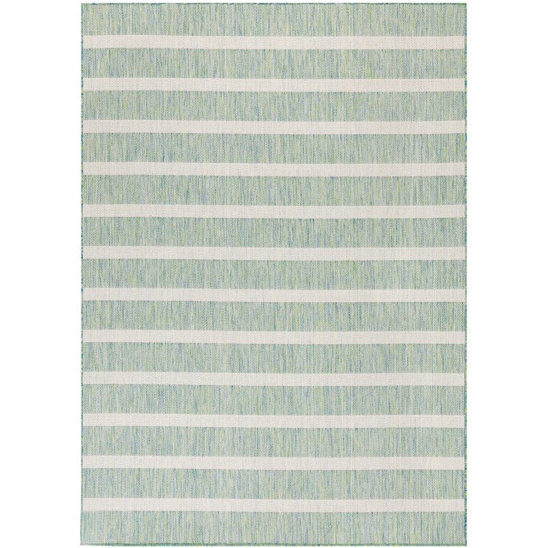 Nourison Home Positano 10' x 14' Fabric Blue Green Ivory Area Rug