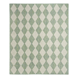 Nourison Home Positano 10' x 14' Fabric Blue Green Area Rug