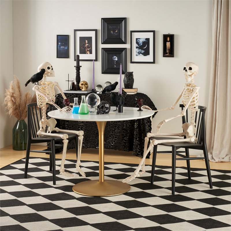 Nourison Home Positano 9' x 12' Fabric Black Area Rug