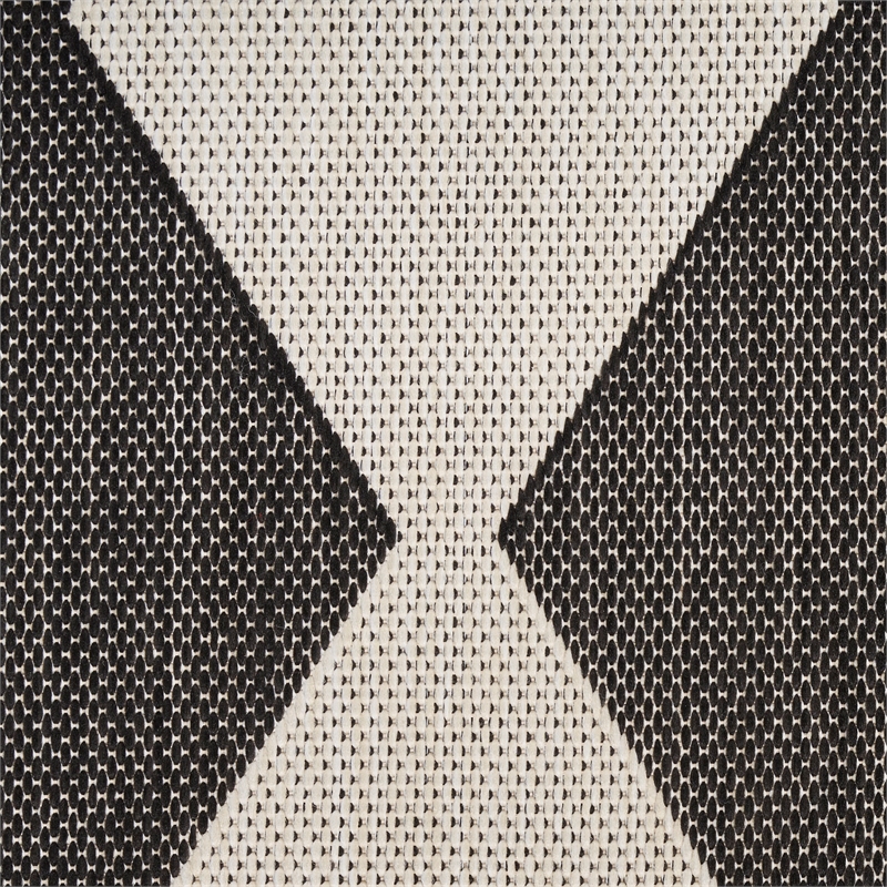 Nourison Home Positano 9' x 12' Fabric Black Area Rug