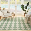 Nourison Home Positano 6' x 9' Fabric Blue Green Area Rug