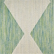 Nourison Home Positano 6' x 9' Fabric Blue Green Area Rug