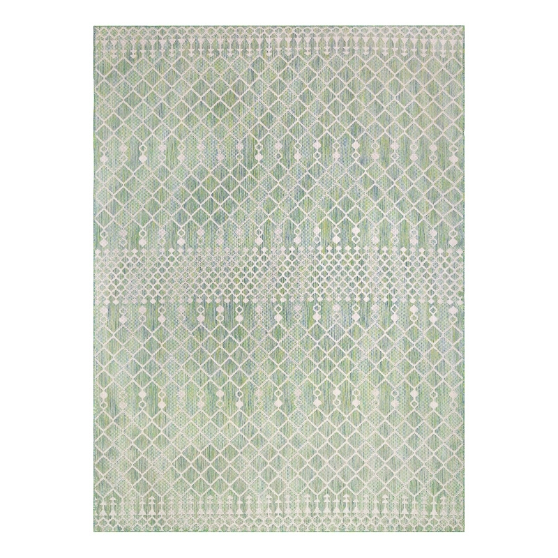 Nourison Home Positano 10' x 14' FabricBlue Green Area Rug