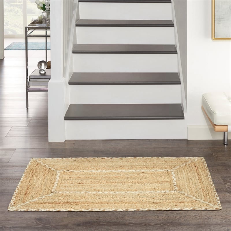 Nourison Home Terrazzo Jute 2' x 3' Natural  Area Rug