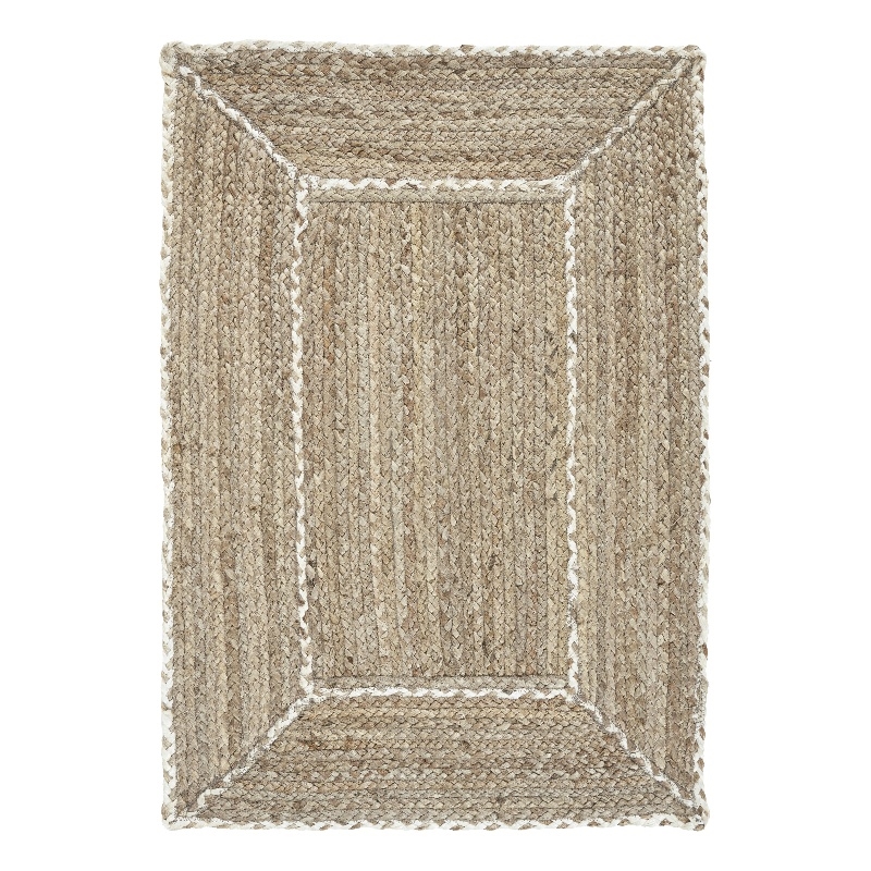 Nourison Home Terrazzo Jute 2' x 3' Natural Grey Area Rug
