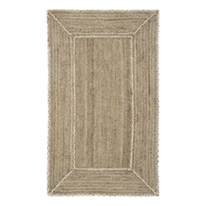 Nourison Home Terrazzo Jute 3' x 5' Natural Grey Area Rug