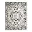 Nourison Home Dekor 4' x 6' Polyester Ivory Charcoal Area Rug