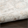 Nourison Home Dekor 4' x 6' Polyester Ivory Area Rug