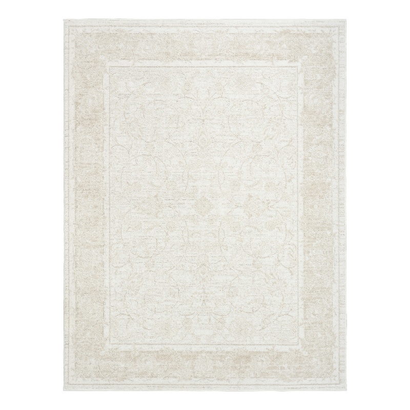 Nourison Home Dekor 4' x 6' Polyester Ivory Taupe Area Rug
