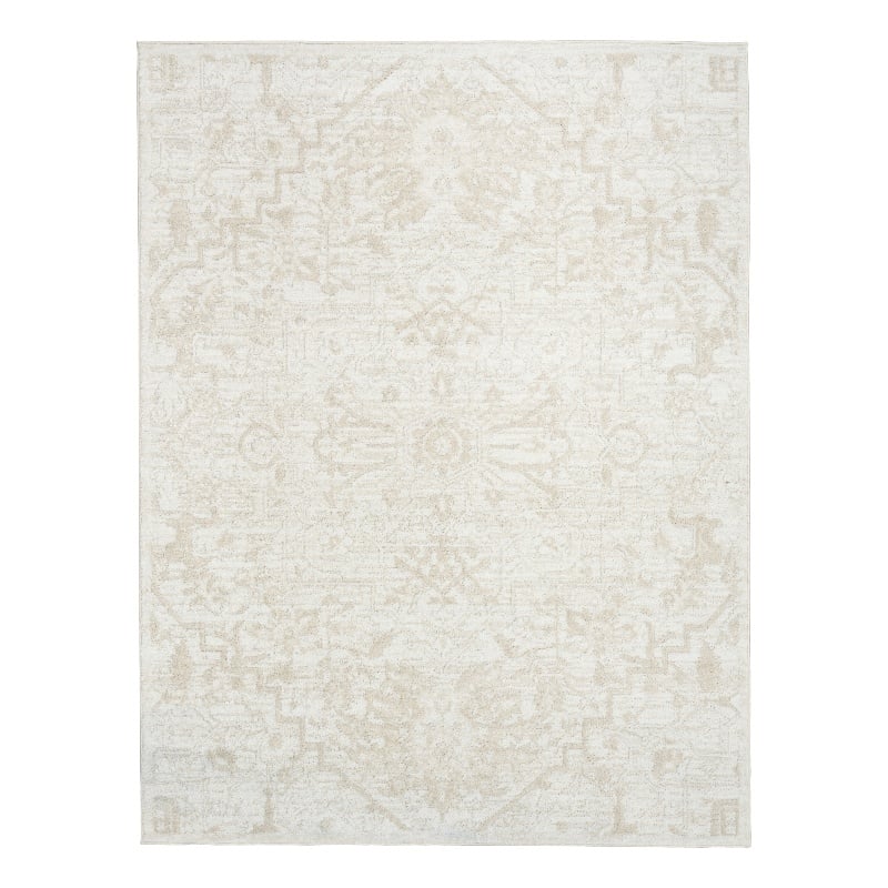Nourison Home Dekor 4' x 6' Polyester Ivory Area Rug