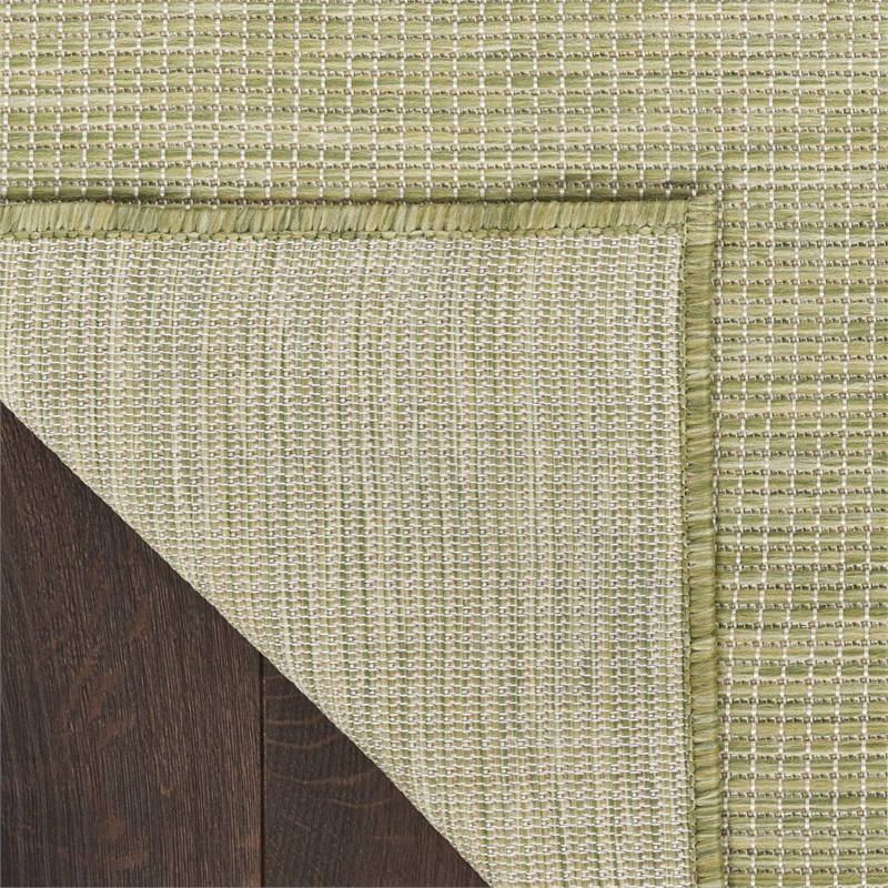 Nourison Home Positano 6' Runner Fabric Green Area Rug