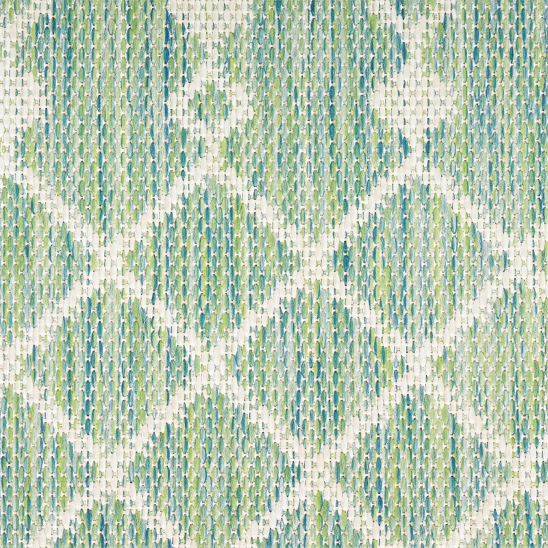 Nourison Home Positano 12' Runner Fabric Blue Green Area Rug