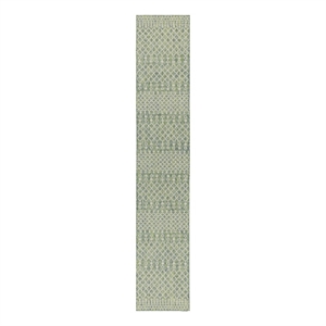 Nourison Home Positano 12' Runner Fabric Blue Green Area Rug