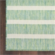 Nourison Home Positano 12' Runner Fabric Blue Green Ivory Area Rug
