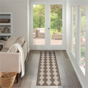 Nourison Home Positano 6' Runner Fabric Natural Area Rug