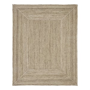 Nourison Home Terrazzo Jute 8' x 10' Natural Grey Area Rug