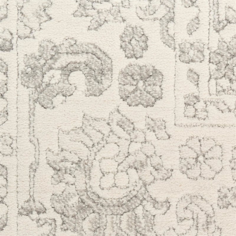 Nourison Home Grace 5' x 7' Polyester Grey Area Rug